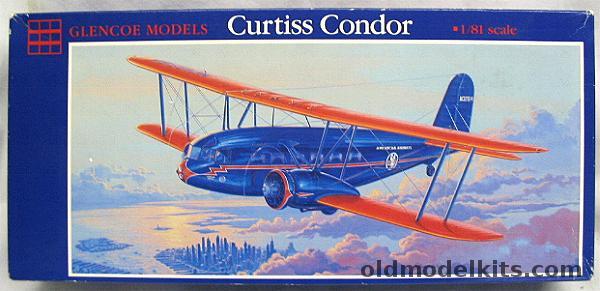 Glencoe 1/82 Curtiss Condor T-32 - Argentine Navy - Byrd or American Airways, 06101 plastic model kit